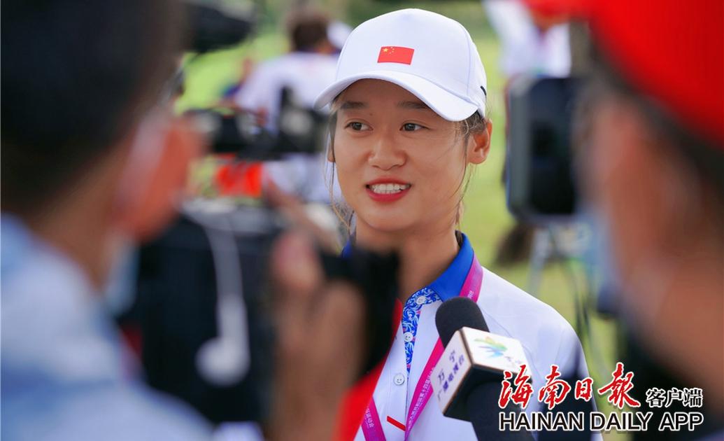 海南选手黄莹莹,邱灼夺冠 海南队已获3枚全运会金牌