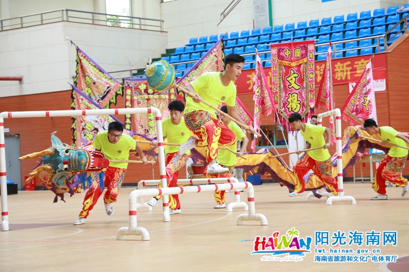 2020年海南省舞龙舞狮公开赛选手风采